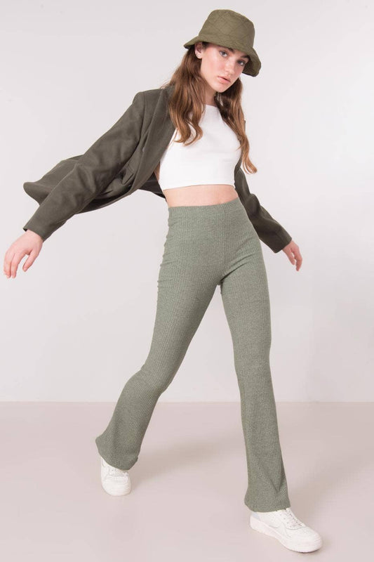 BSL Flare Leg Pants - Green